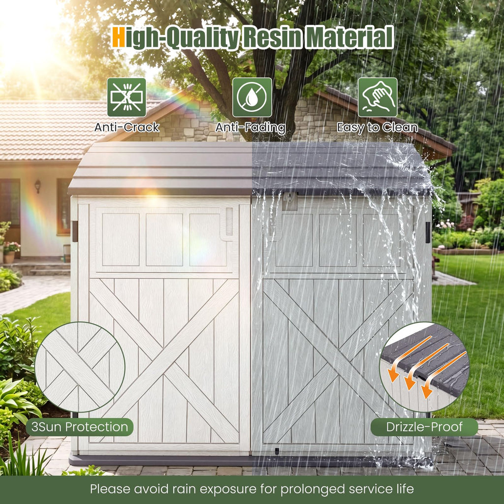 20 Cu.Ft Outdoor Storage Cabinet with Adjustable Shelf S104000