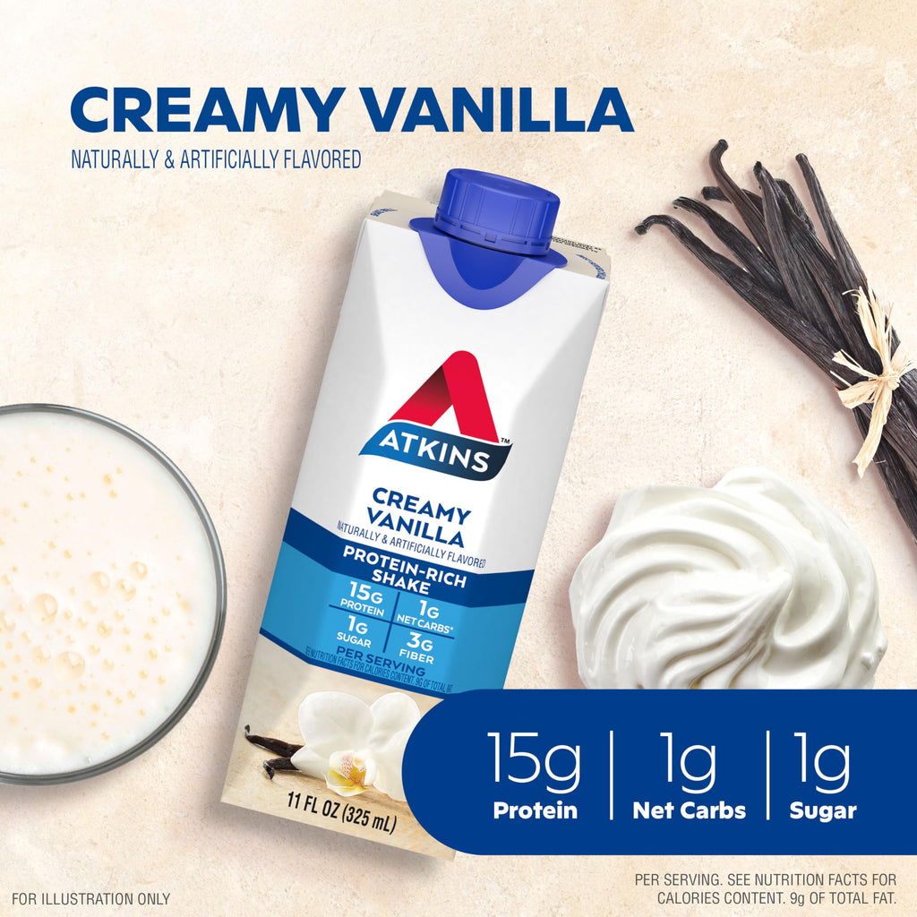 Chocolate Banana & Creamy Vanilla Protein Shake, 12 Count S982385