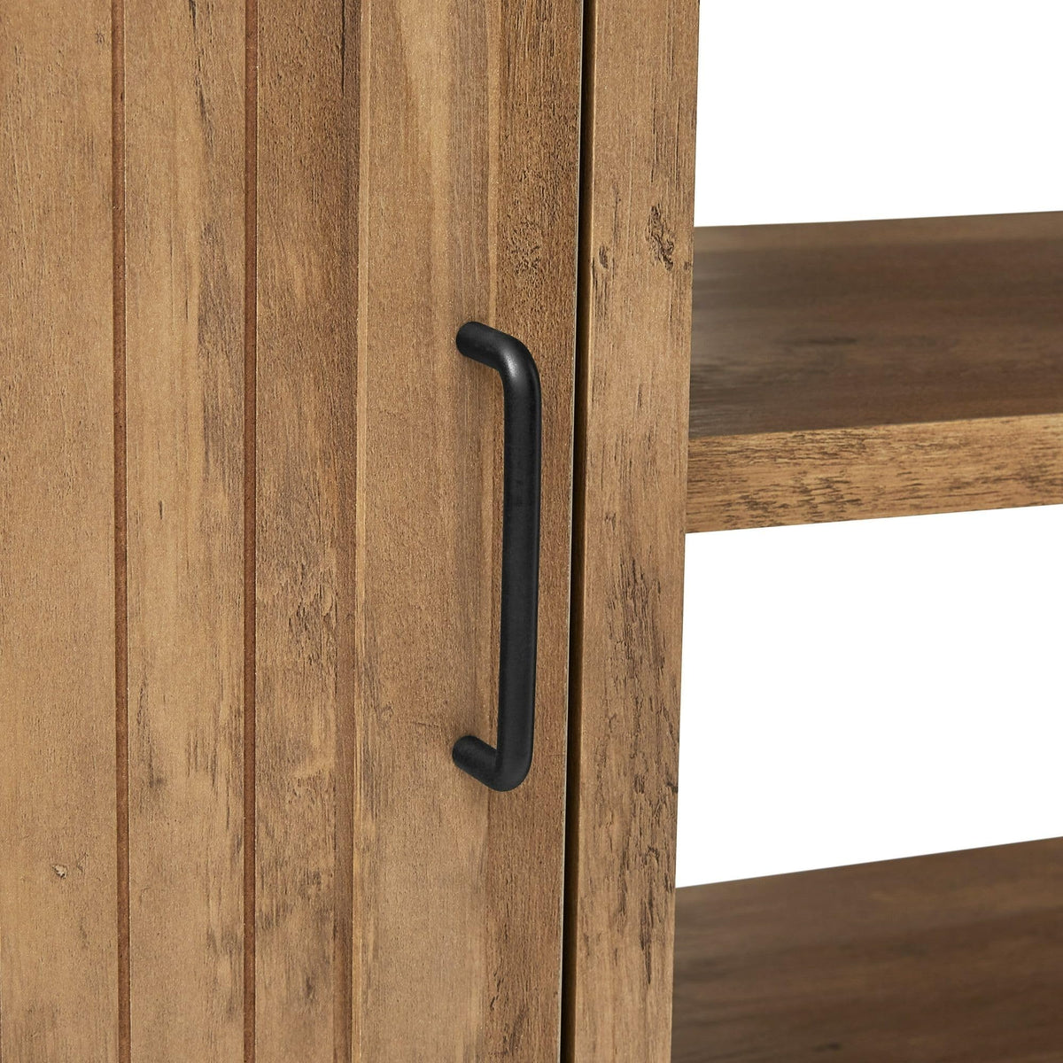 Rustic 70 in TV Stand with 2 Storage Cabinets F4547