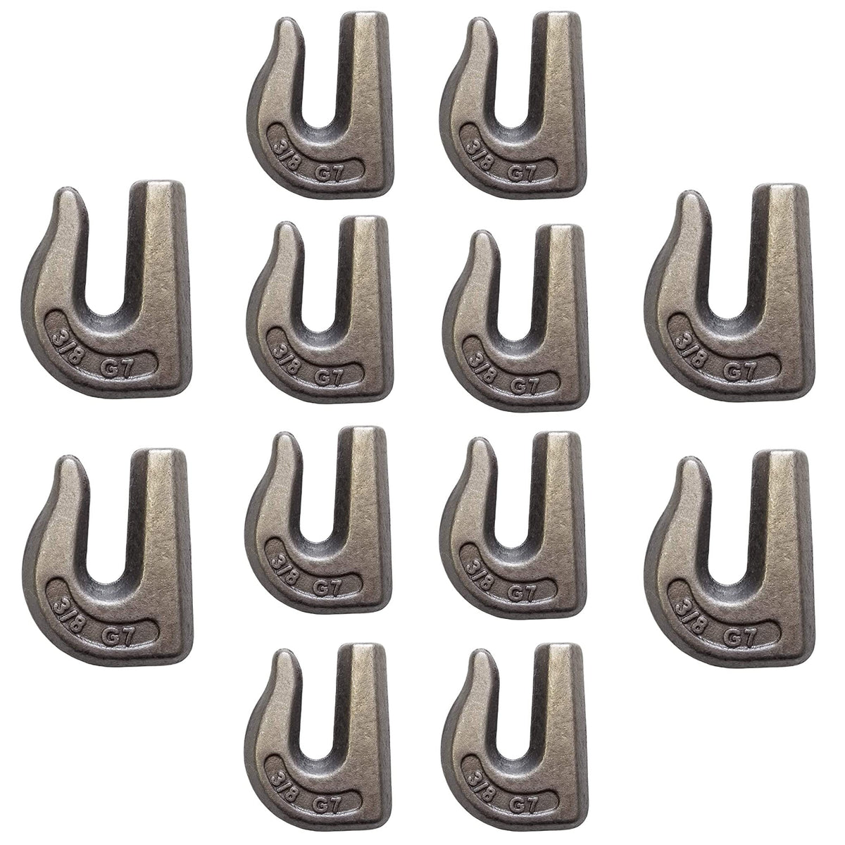 3/8" Weld-On Forged Clevis Grab Chain Hooks Grade 70 J140593