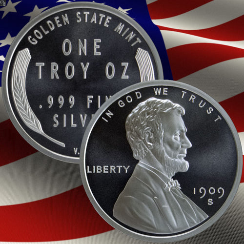 1 Troy Oz. .999 Fine Silver Round C46006