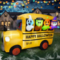 8.1FT Halloween Inflatable Ghost Frankenstein Pumpkin Monster Witch Bus Decoration V66559