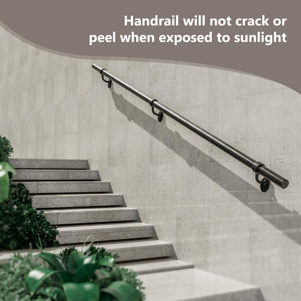 6 Feet Round Aluminum Stair Railing H68856