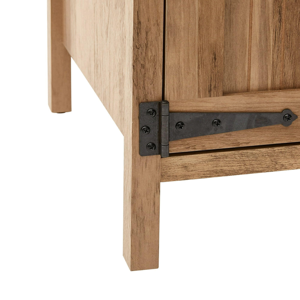 Rustic 70 in TV Stand with 2 Storage Cabinets F4547