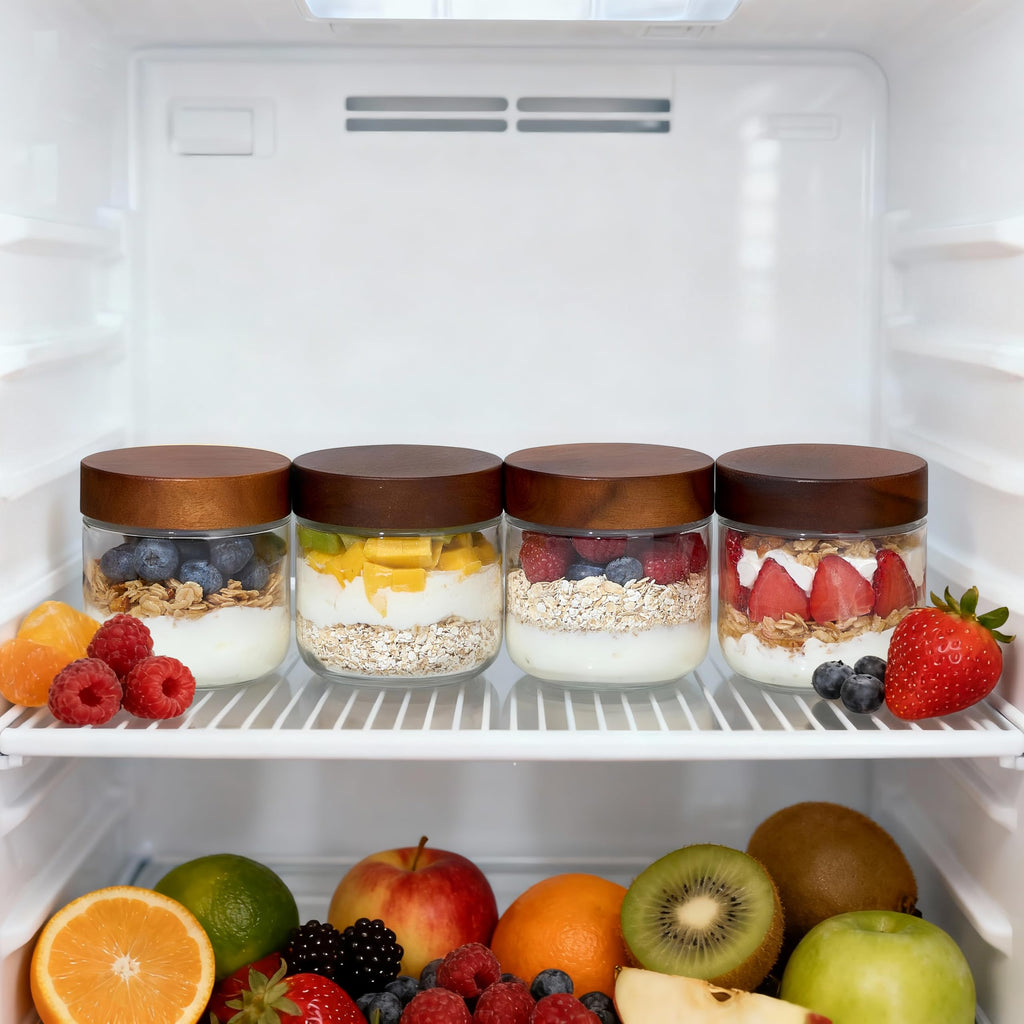 12 oz Glass Jars with Lids 6 Pack I875253