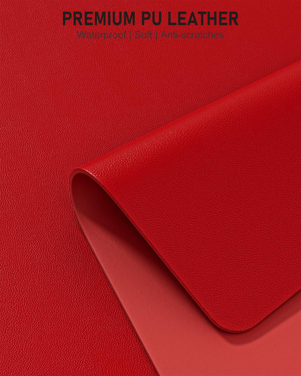 Bright Red Desk Pad I18477