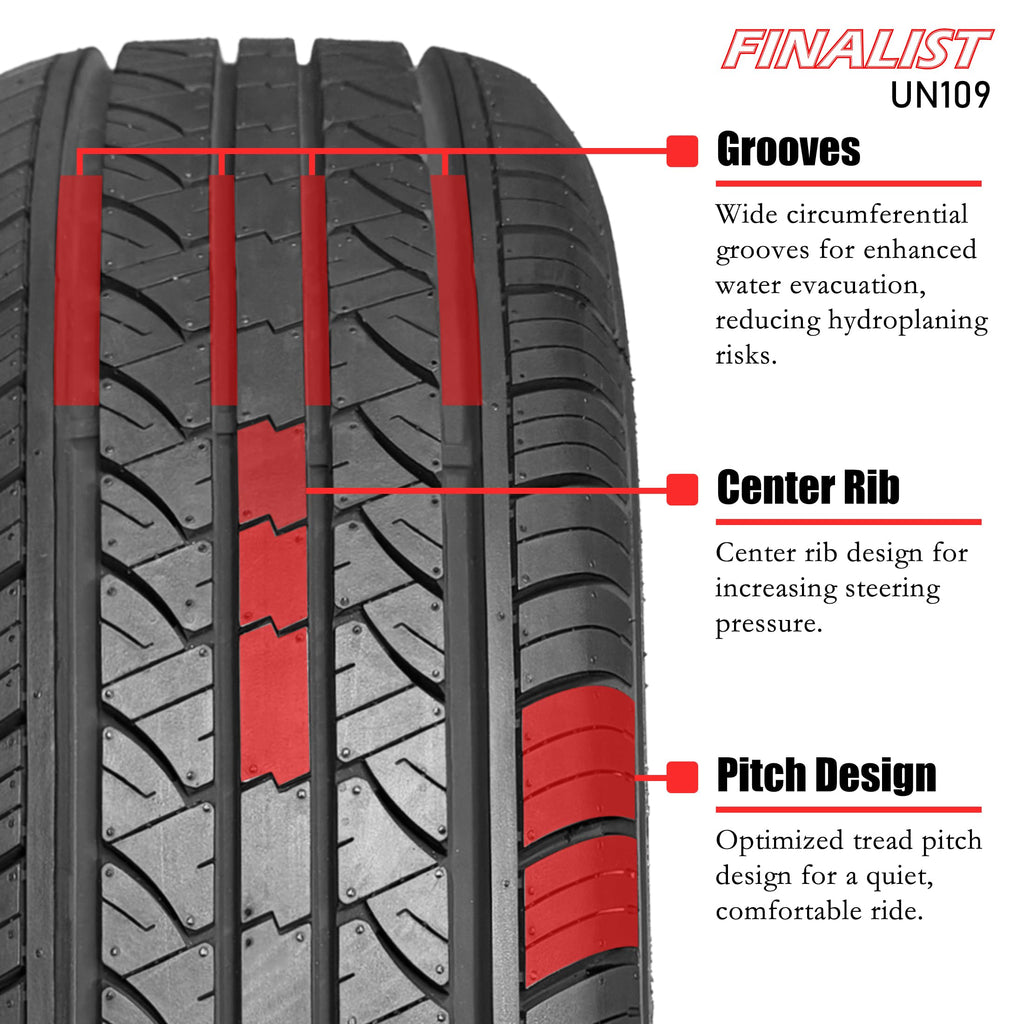 Set of 4 All Season High Performance Tires C855