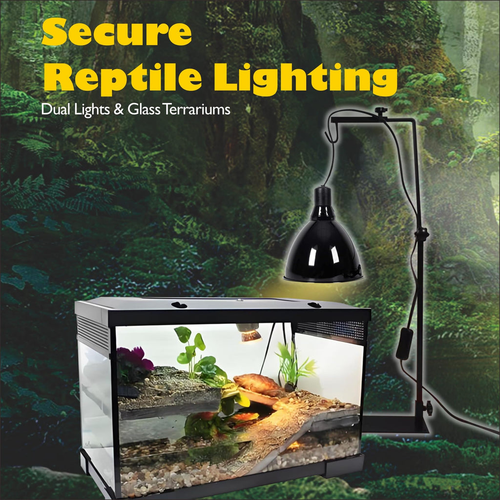 Reptile Heat Lamp Clips & Hangers Kit Stainless Steel I4223