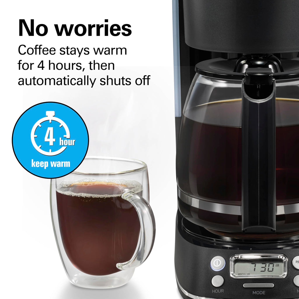 12 Cup Programmable Drip Coffee Maker Q58048