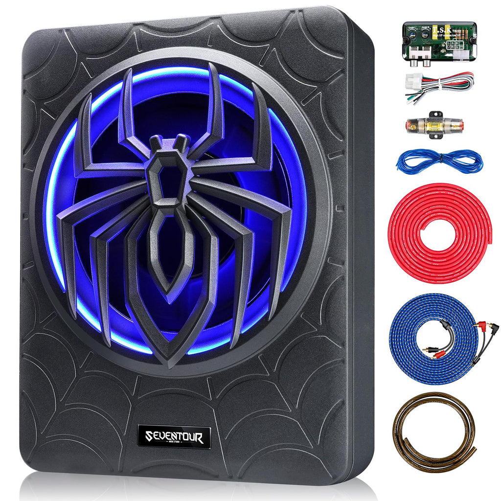 10" 1200W Powered Car Subwoofer with Amplifier Q806687