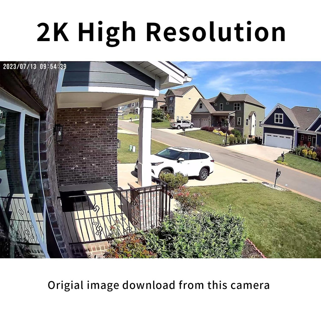 Wireless Solar Security Camera 360 PTZ Dual Lens 10x Zoom 2K H358