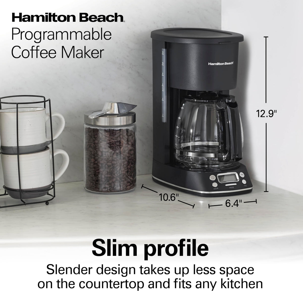 12 Cup Programmable Drip Coffee Maker Q58048
