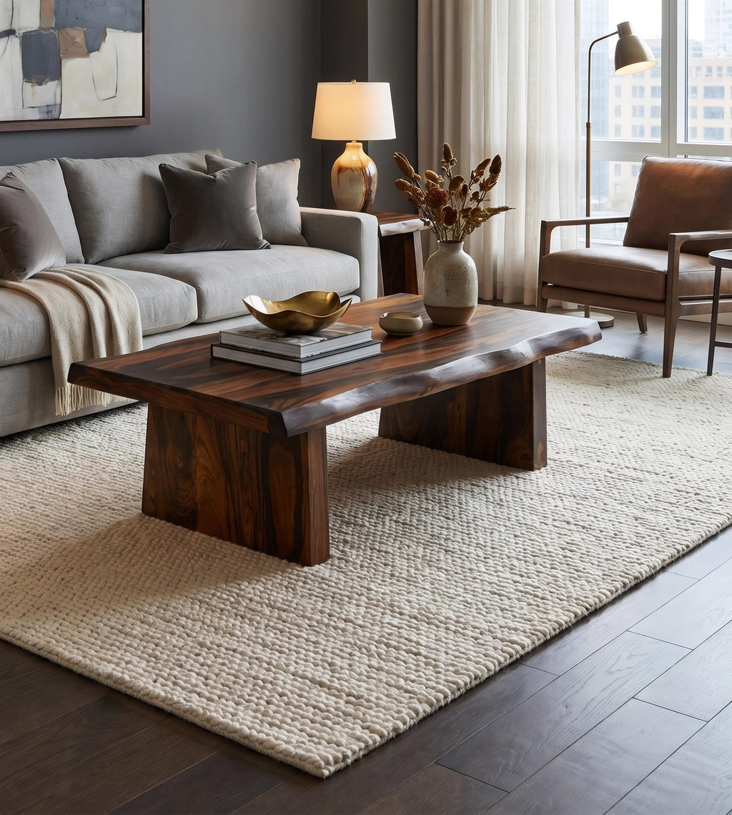 Live Edge Solid Wood Coffee Table S981340